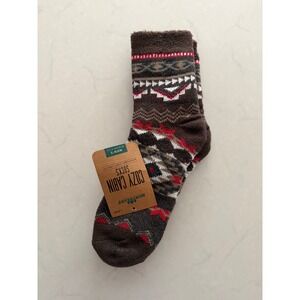 Northeast Outfitters Mens Cozy Cabin Socks Brown Southwestern size 8-12.5